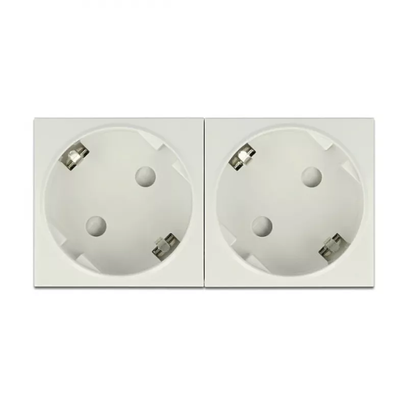 Delock 81325 Easy 45 toma Schuko, disposición a 45°, ampliable 2 veces, 45 x 45 mm (5 uds.)
