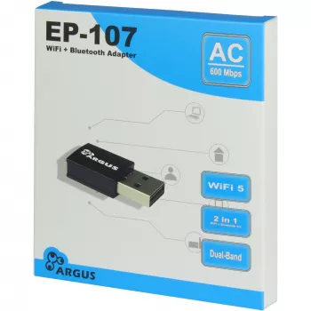 Tarjeta de red Inter-Tech 88883056 WLAN Bluetooth 600 Mbit/s