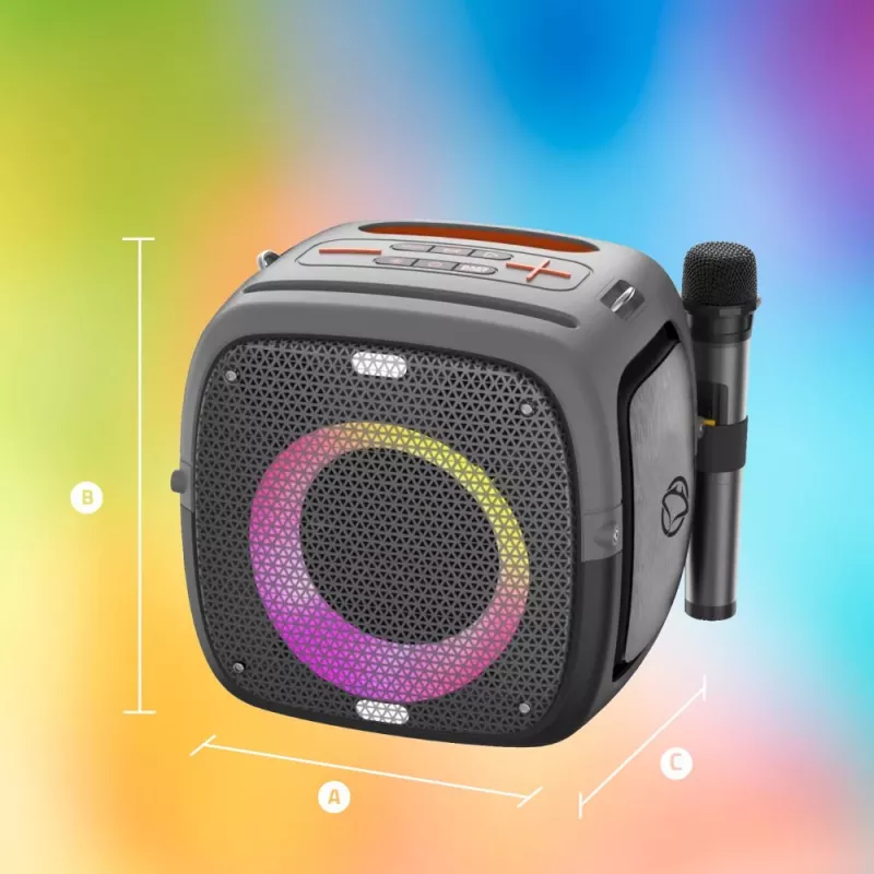 Altavoz portátil Manta SPK340 Ares, Negro