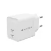 HYPER HJG35EU Cargador para dispositivos móviles, auriculares, headset, smartphone, reloj, blanco, carga rápida por CA, uso en interiores