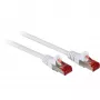 Cable de red Goobay CAT 6 latiguillo RJ-45 Cat6 20 m blanco