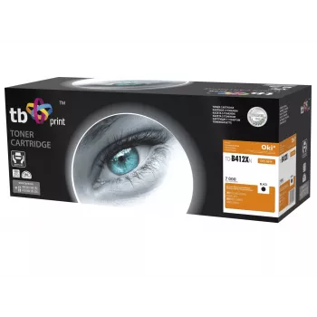 Tóner TB compatible con OKI B412/B432, negro, nuevo 412XN