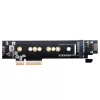 Tarjeta adaptadora Silverstone SST-ECM28 M.2/SATA, PCIe 4.0, 1x M-Key, 1x SATA