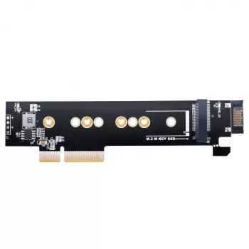 Tarjeta adaptadora Silverstone SST-ECM28 M.2/SATA, PCIe 4.0, 1x M-Key, 1x SATA