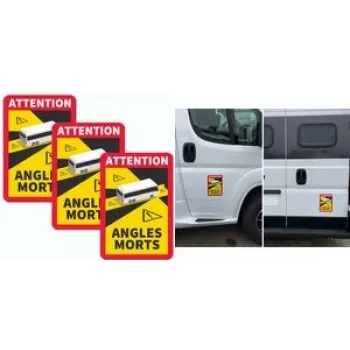 Señal de advertencia para vehículo IWH 097610 — set de 3 paneles reflectantes para mejorar la visibilidad en el arcén