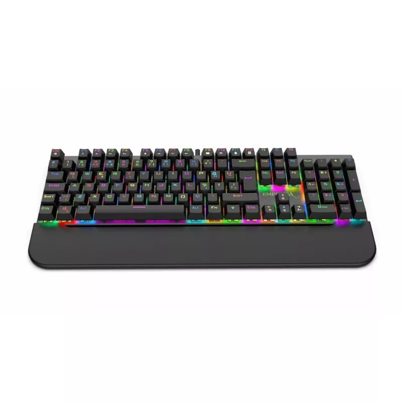 Teclado gaming Incase IKG-443 mecánico, RGB, distribución alemana