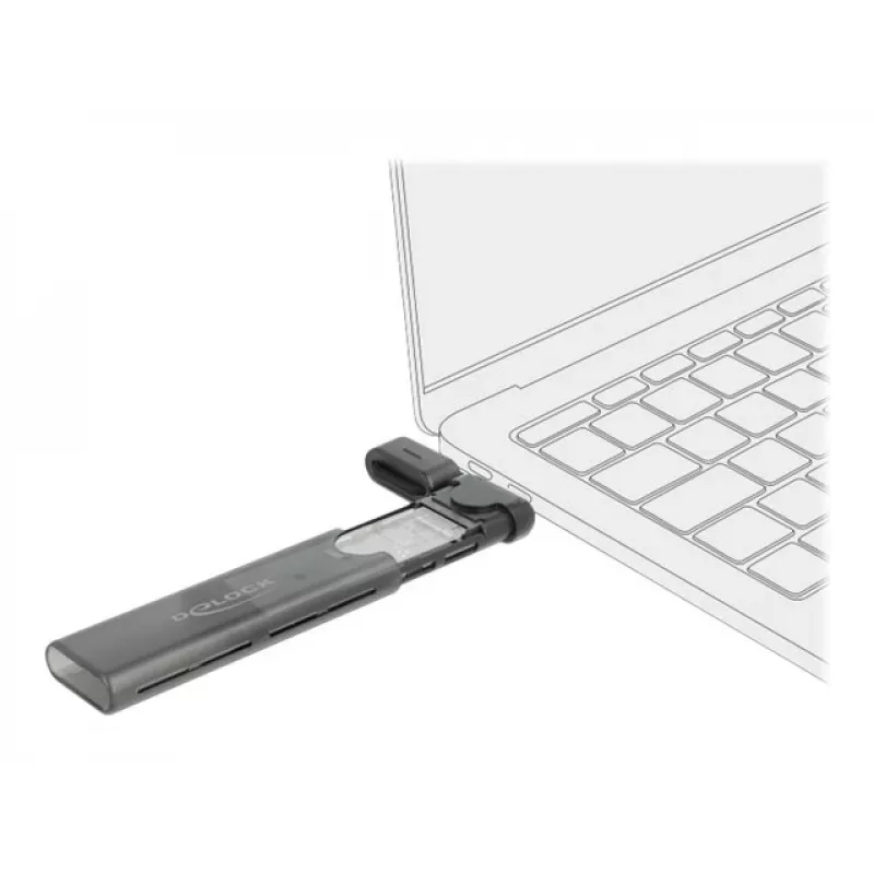 Carcasa SSD DeLOCK 42635 Negro M.2