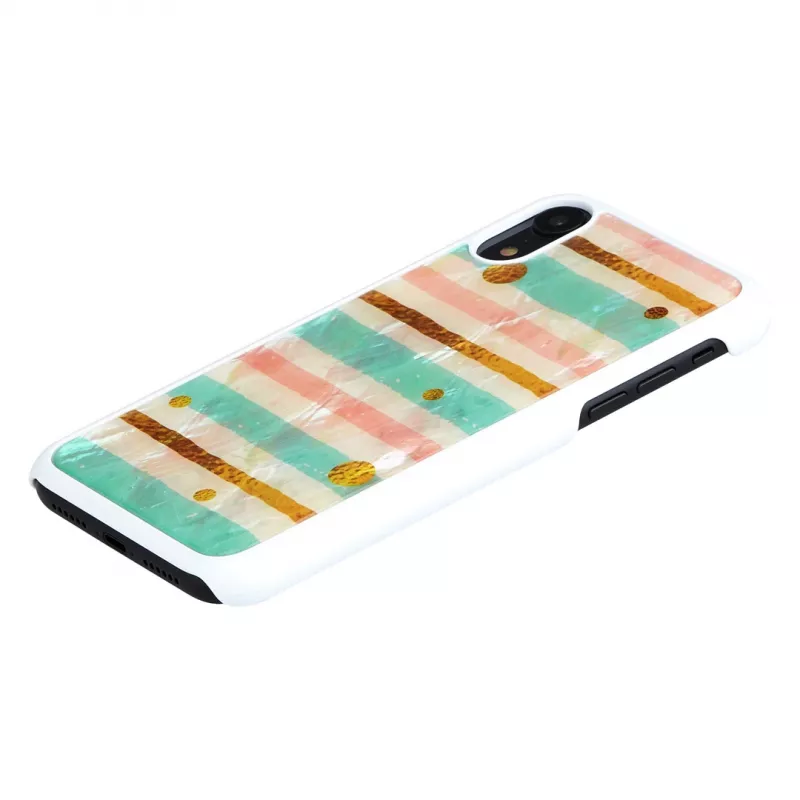 iKins Pop funda para iPhone XR, blanca menta, K1730H