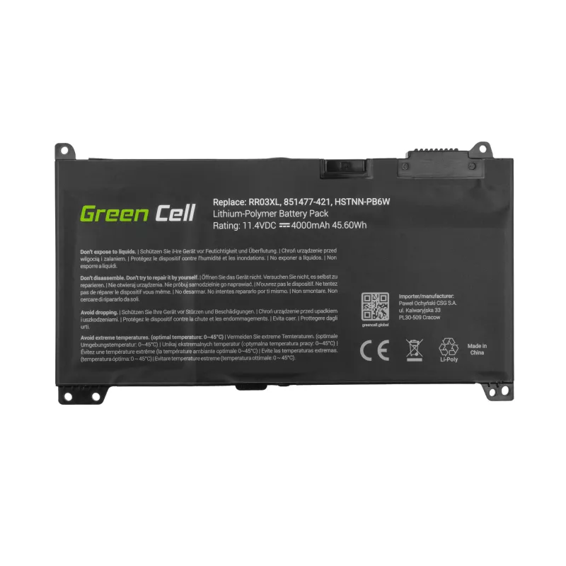 Batería de repuesto para portátil Green Cell HP122 (HP122)