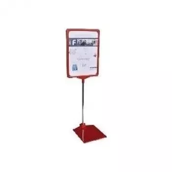 Sujetadocumentos Franken PSM A4 01 metal rojo