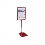 Sujetadocumentos Franken PSM A4 01 metal rojo