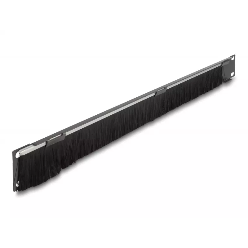 Regleta de cepillos DeLOCK 66750 gris metal nailon 19 pulgadas