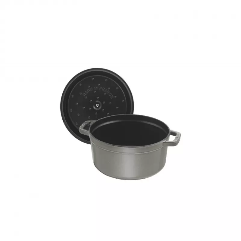 Cocotte Staub 20 cm gris hierro fundido