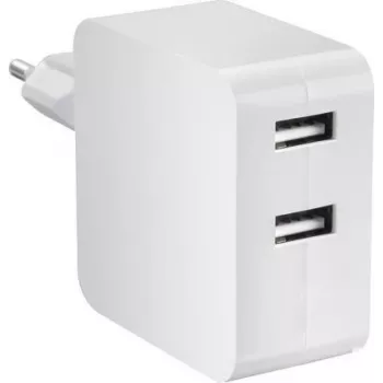 VOLTCRAFT SPS-2400/2+WH-N VC-11331785 toma USB con cargador corriente de salida (máx.) 4800 mA 2 x USB (VC-11331785)