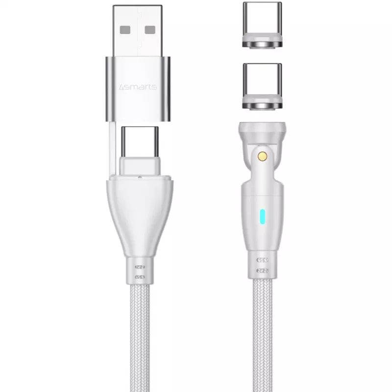 Cable USB 4smarts 541236 USB 2.0 1,8 m USB C blanco