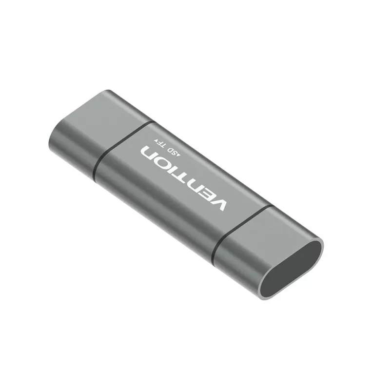 Lector de tarjetas multifunción USB3.0 Vention gris metal