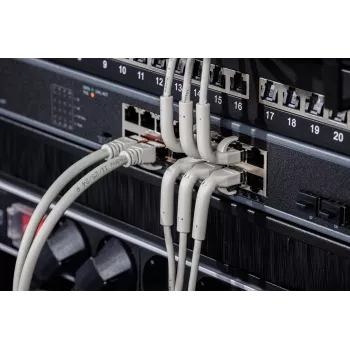Latiguillo flexible Digitus CAT 6A F-FTP, cobre, 5 m, gris, 10 uds.