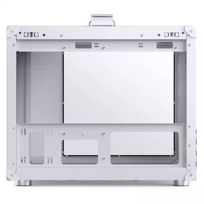 Caja de PC Jonsbo C6 MAX, caja mini, Micro-ATX, cristal templado - blanca