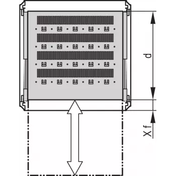 SCHROFF 19SHELF TELE.2U 600D RAL7035 - Accesorio para rack (22130353)