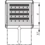 SCHROFF 19SHELF TELE.2U 600D RAL7035 - Accesorio para rack (22130353)