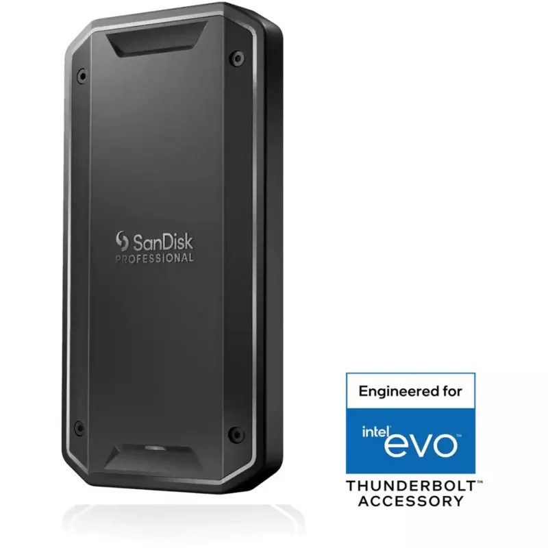 SANDISK Professional Pro G40 1TB SSD Externo Thunderbolt 3 40Gbps USB-C 10Gbps Ultra-resistente IP68 resistencia al polvo/agua