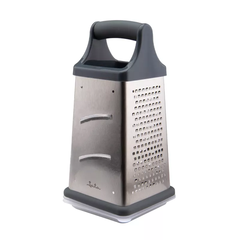 Rallador manual de alimentos Jata HRAL3248 – rallador de 4 caras con recipiente