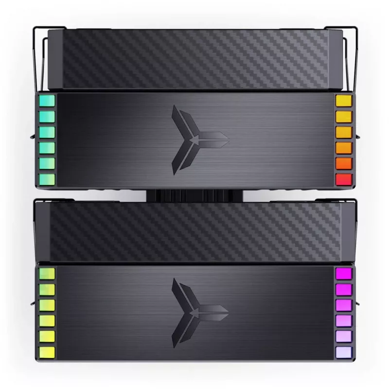 Disipador CPU Jonsbo HX6280 PWM RGB 130 mm, negro