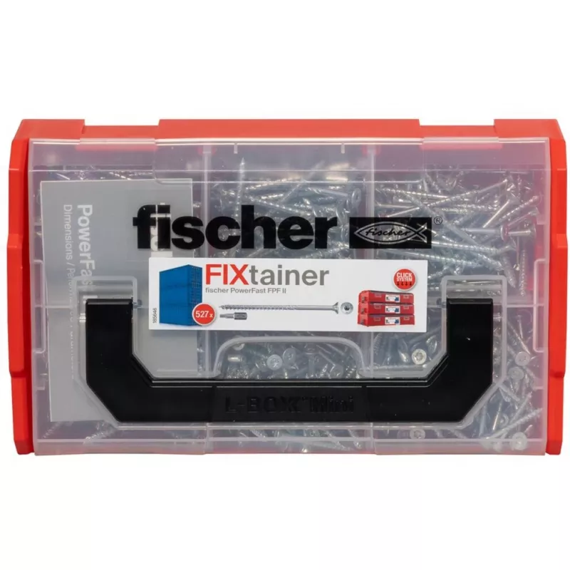 fischer FixTainer PowerFast II TX TG 562272 surtido de tornillos para aglomerado acero galvanizado (562272)