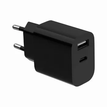 CARGADOR USB UNIVERSAL NEGRO/2P TA-UC-2AC12-01-BK GEMBIRD