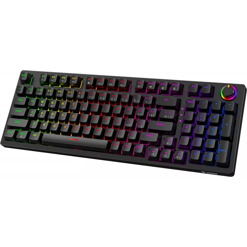 Set gaming Yenkee YGS 03 ECLIPSE 3 en 1 (teclado, ratón, auriculares con micrófono)