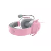 Razer BlackShark V2 X RZ04-03240800-R3M1 auriculares gaming con cable, circumaurales, 3,5 mm, drivers de 50 mm, micrófono cardioide, Quartz Pink