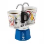Cafetera moka BIALETTI MINI EXPRESS set Kandinsky varios colores, pequeña cafetera espresso