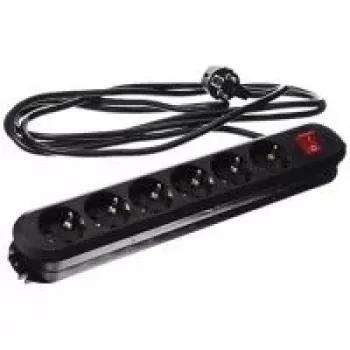 Prolongación de corriente Bachmann SMART 6x Schuko H05VV-F 3G 1,50mm² 16A/3680W 3m