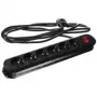 Prolongación de corriente Bachmann SMART 6x Schuko H05VV-F 3G 1,50mm² 16A/3680W 3m