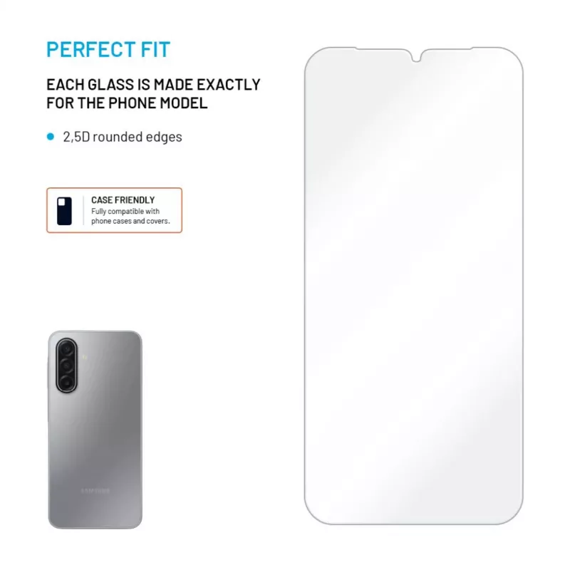Protector de pantalla FIXED para Samsung Galaxy A17 4G/5G — cristal templado, transparente