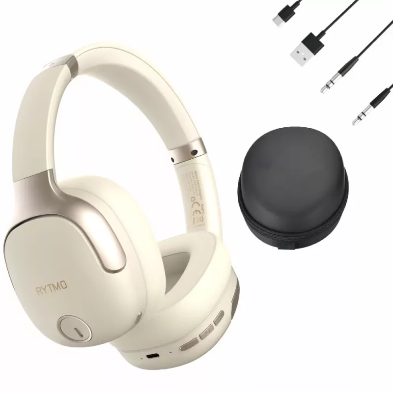 Auriculares Manta HDP1001CR Rytmo Elegance cream