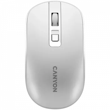 Ratón CANYON MW-18 inalámbrico recargable blanco perla