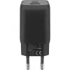 Goobay 64753 Cargador para dispositivos móviles Auriculares - Smartphone - Tablet Negro AC Carga rápida Interior (64753)