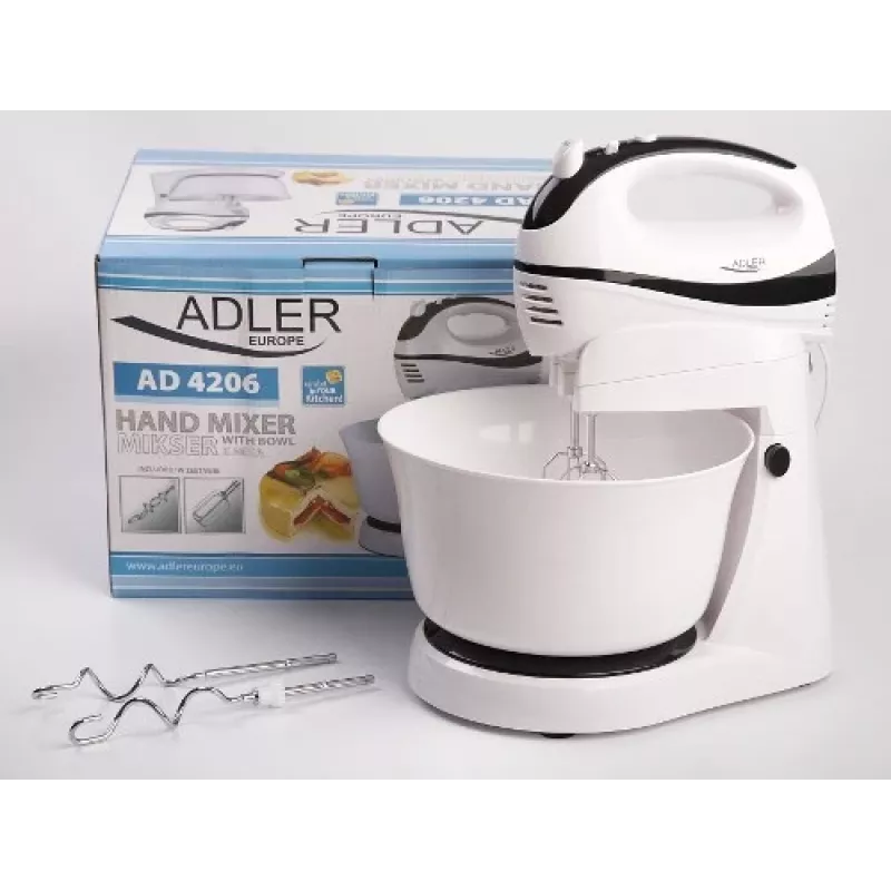 Batidora de vaso Adler AD 4206 negra, blanca 300 W