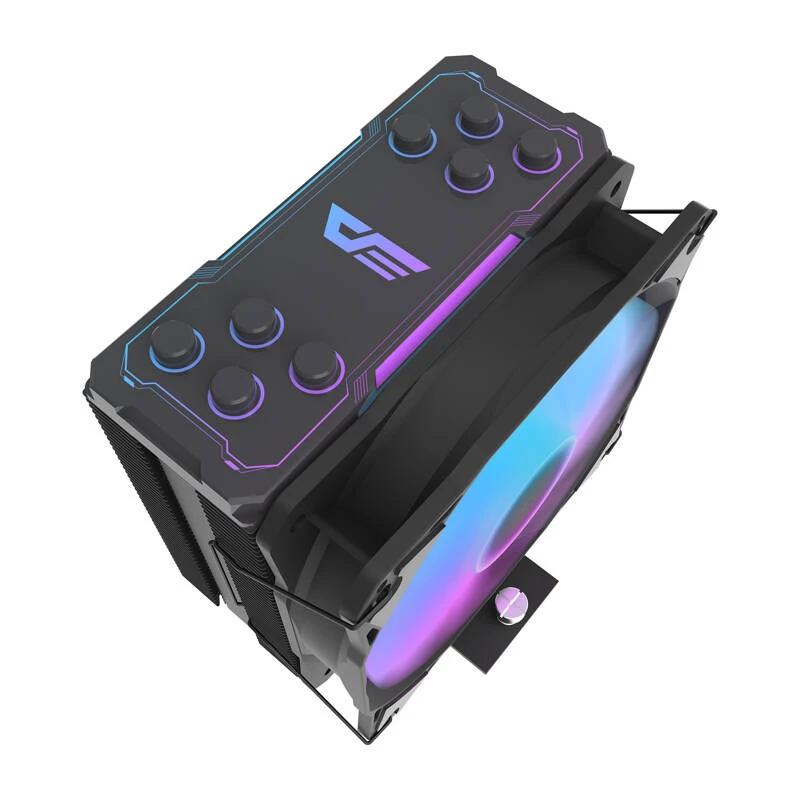 Radiador para ordenador Darkflash Z4 PRO MIST 240mm negro con iluminación RGB