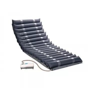 Colchón antiescaras MDH PSM007 – colchón individual de presión alternante de PVC, 190×85×11,5 cm, peso máximo del usuario 140 kg, rojo granate