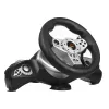 Volante nano rs RS700 con cable USB 270° de rotación, 10 botones, pedales, vibración, cable de 1,8 m