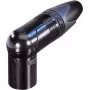 Conector XLR macho Neutrik, acodado, número de polos: 5, negro NC5MRX-B 1 ud. (NC5MRX-B)