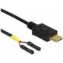 Cable USB DeLOCK 85395 0,2m USB-C negro