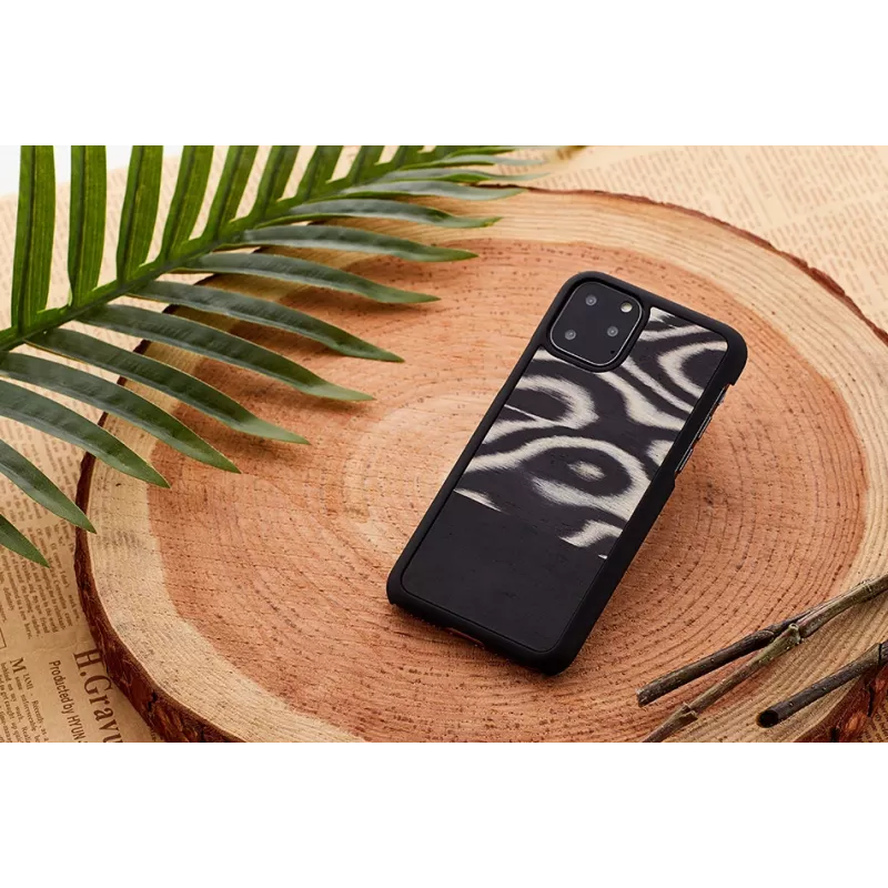 Funda para smartphone man and wood para iPhone 11 Pro Max — estampado leopardo negro