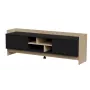 Mueble RTV Cama PORTO 2D 150x38x50 roble/negro