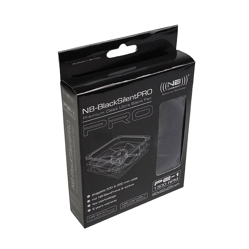 Ventilador de caja Noiseblocker BlackSilent Pro PE-1 92 mm
