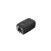 Unitek A1026BK acoplador RJ45 hembra a hembra, Cat.6, 1 Gbps, negro