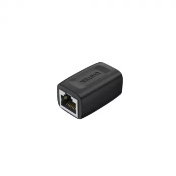 Adaptador de cable Unitek A1026BK RJ-45 conector hembra a conector hembra Cat7 1 Gbit/s negro