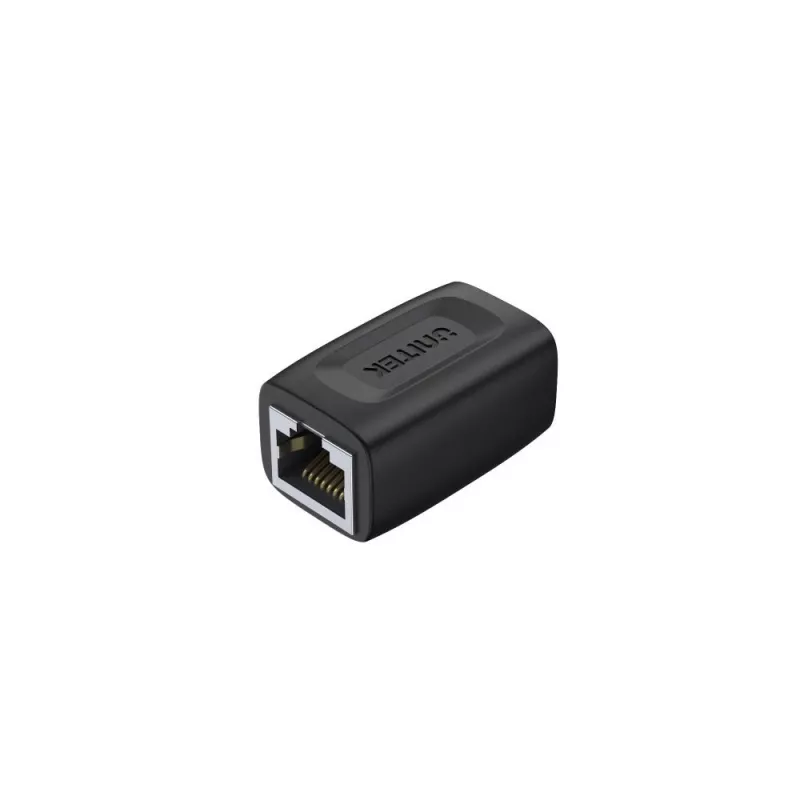 Unitek A1026BK acoplador RJ45 hembra a hembra, Cat.6, 1 Gbps, negro